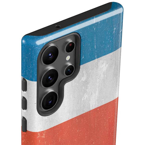 Costa Rican Flag Distressed Galaxy S23 Ultra Pro Case